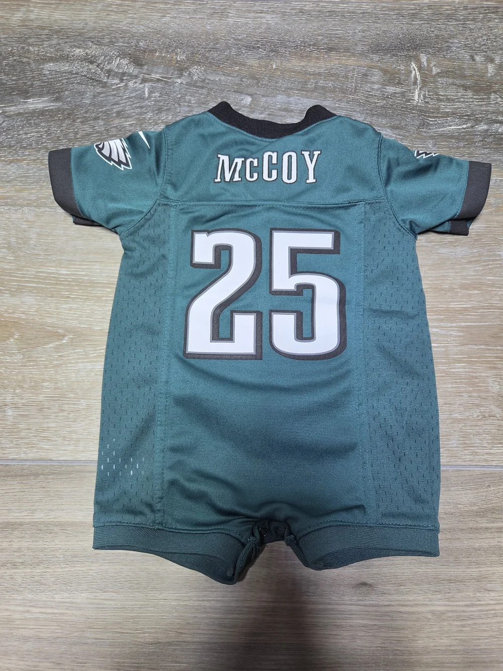 Nike Eagles LeSean McCoy #25 Infant 6/9M Jersey Romper Green
